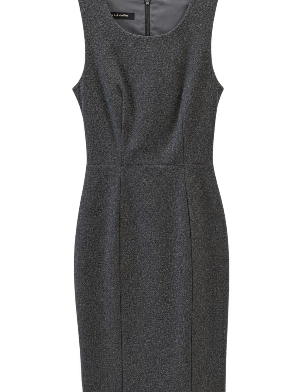 Judith & Charles Charcoal Sheath Dress